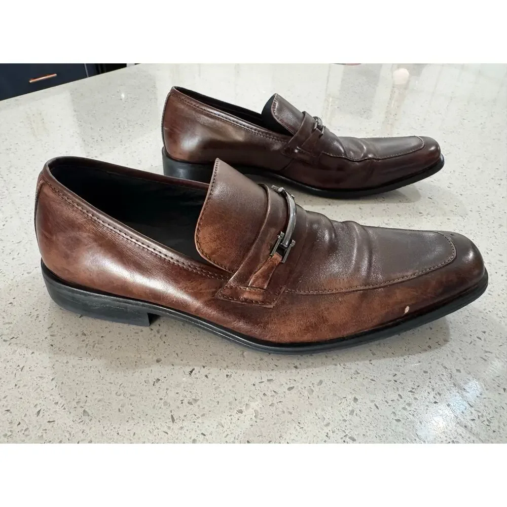 Steve Madden Dark Brown Loafers 806 Men’s Size 10.5
